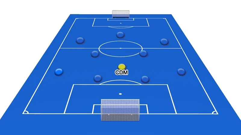 cdm la vi tri nao trong bong da